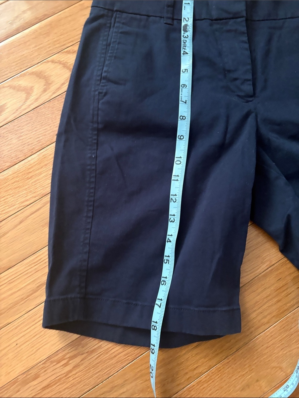 J. Crew Navy Mid-Rise Tailored Bermuda Shorts - Picture 10 of 10